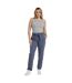 Pantalon Loren Femme Bleu Marine Animal-1
