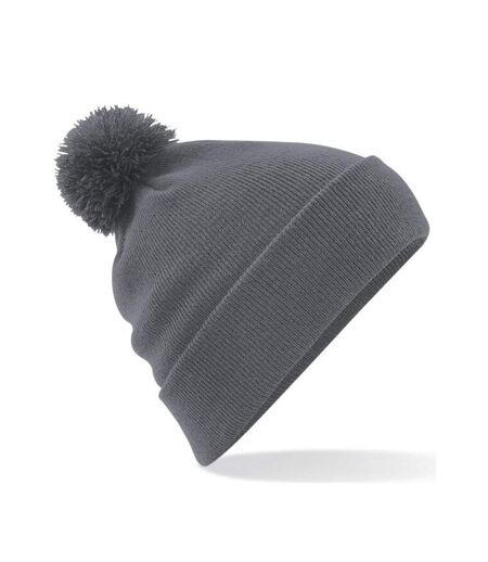 Bonnet Pom Pom Original Gris Foncé Beechfield
