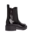 Womens/ladies Iggie Patent Faux Leather Chelsea Boots Black Rocket Dog-2