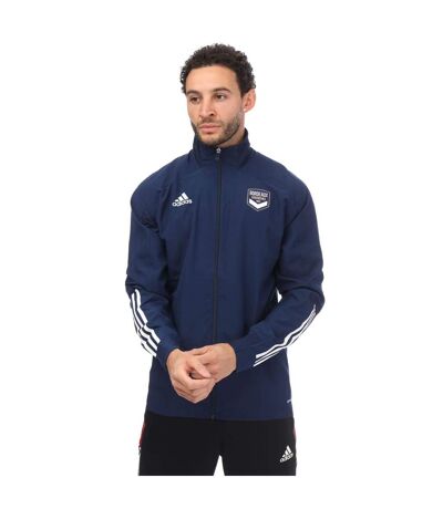 Mens Bordeaux 2020/21 Pre Match Present Jacket Navy Adidas