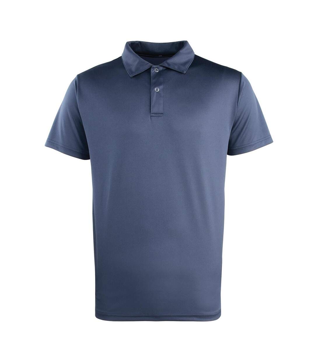 Unisex Adult Coolchecker Pique Polo Shirt Navy Premier-1
