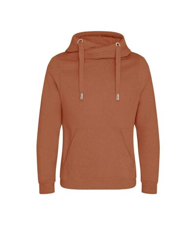 AWDis Hoods Mens Cross Neck Hoodie (Ginger Biscuit) - UTRW5363