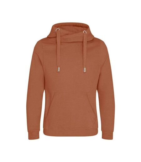 AWDis Hoods Mens Cross Neck Hoodie (Ginger Biscuit) - UTRW5363