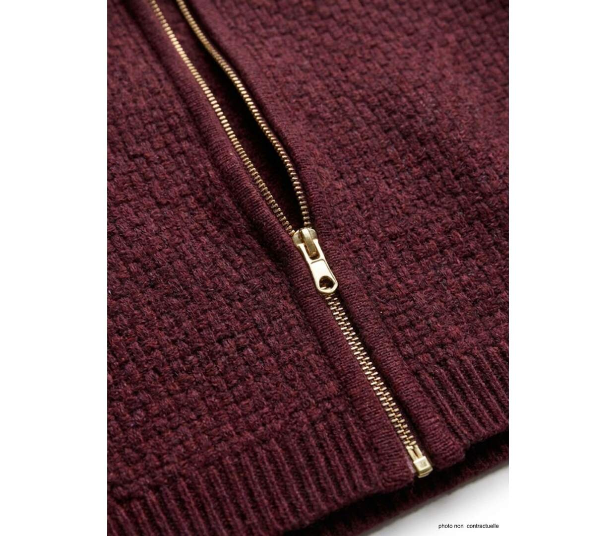 Cardigan Uni Femme Café (Réf. CAFE1)-4