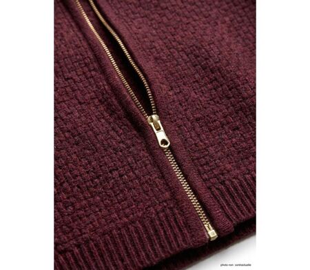 Cardigan Uni Femme Café (Réf. CAFE1)