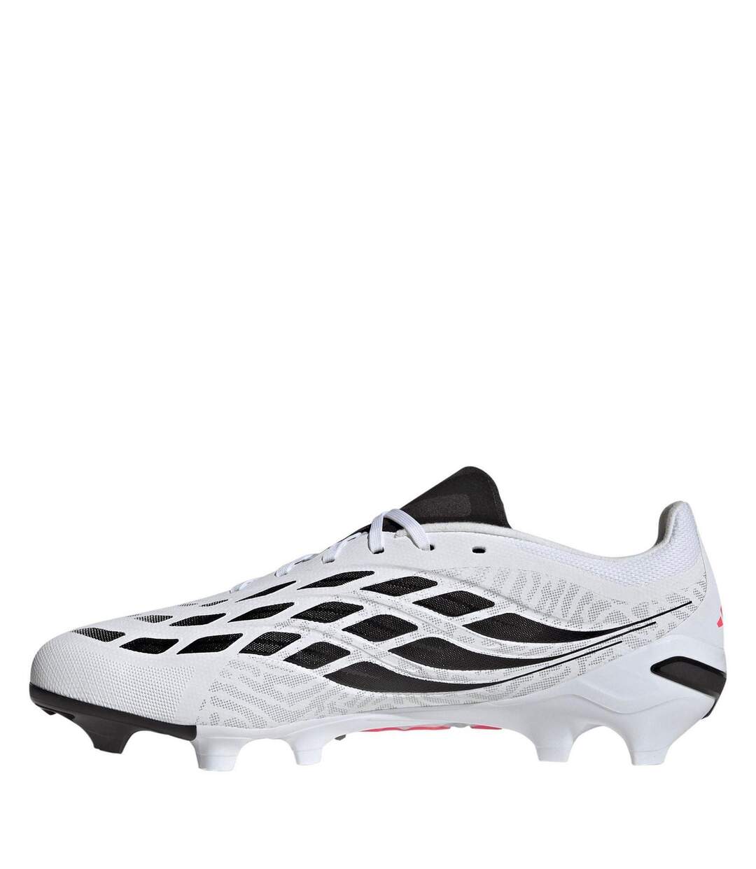 Mens Predator League Firm Ground Football Boots White Coral Adidas-2