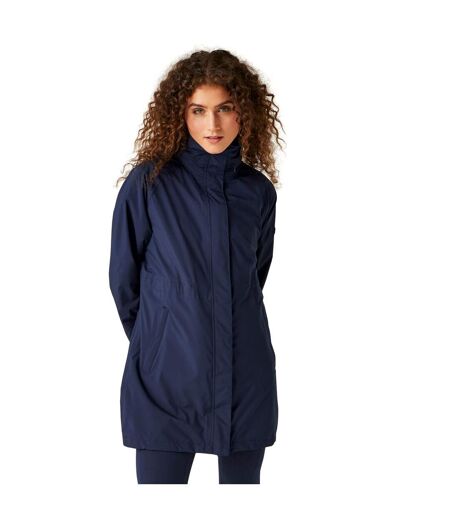 Veste imperméable sagano femme bleu marine / blanc Regatta