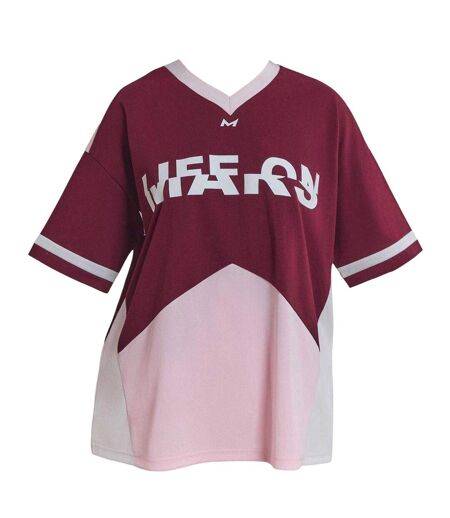 T-shirt Tate Femme Rose Bordeaux Foncé Mars