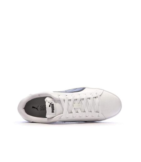 Baskets blanches homme puma smash vulc