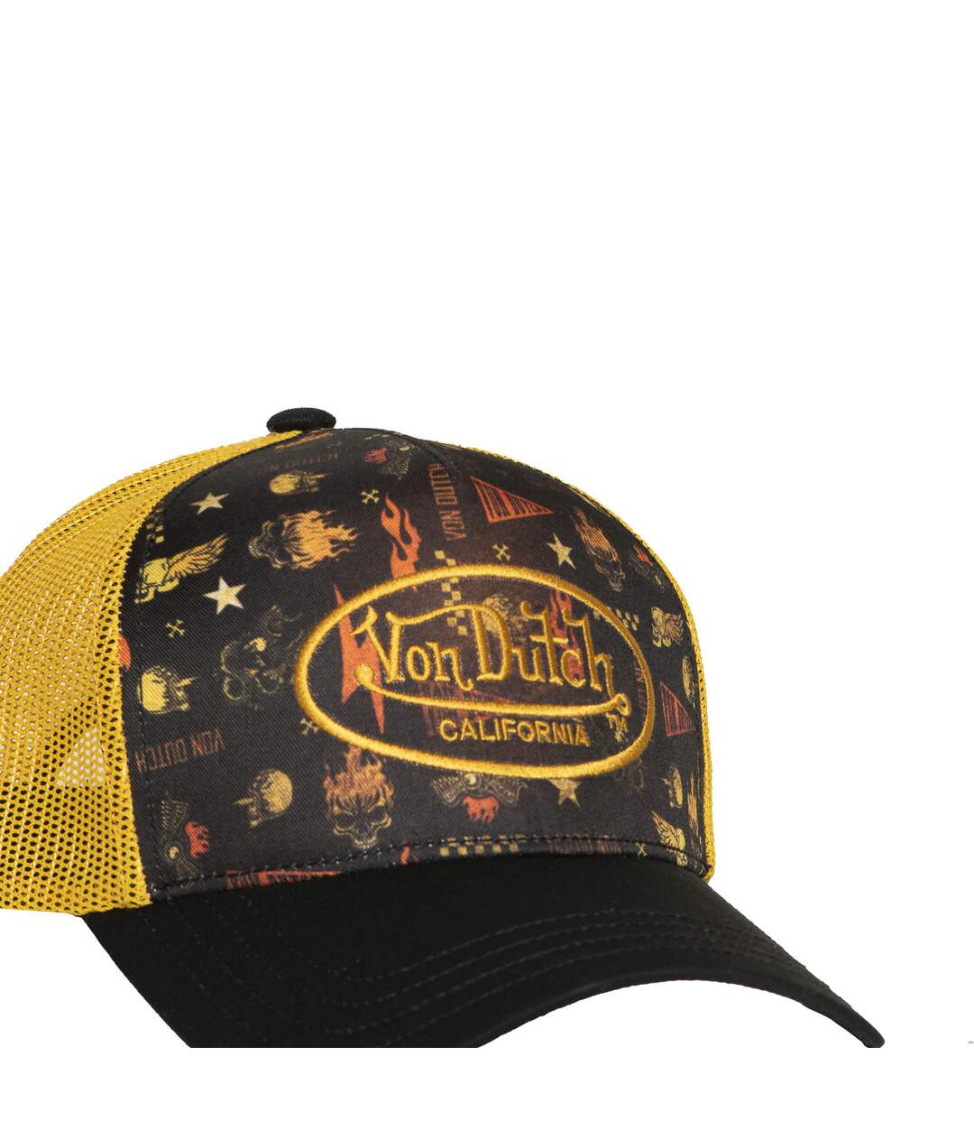 Casquette trucker avec filet adulte avec print en sublimation Subli Vondutch-4