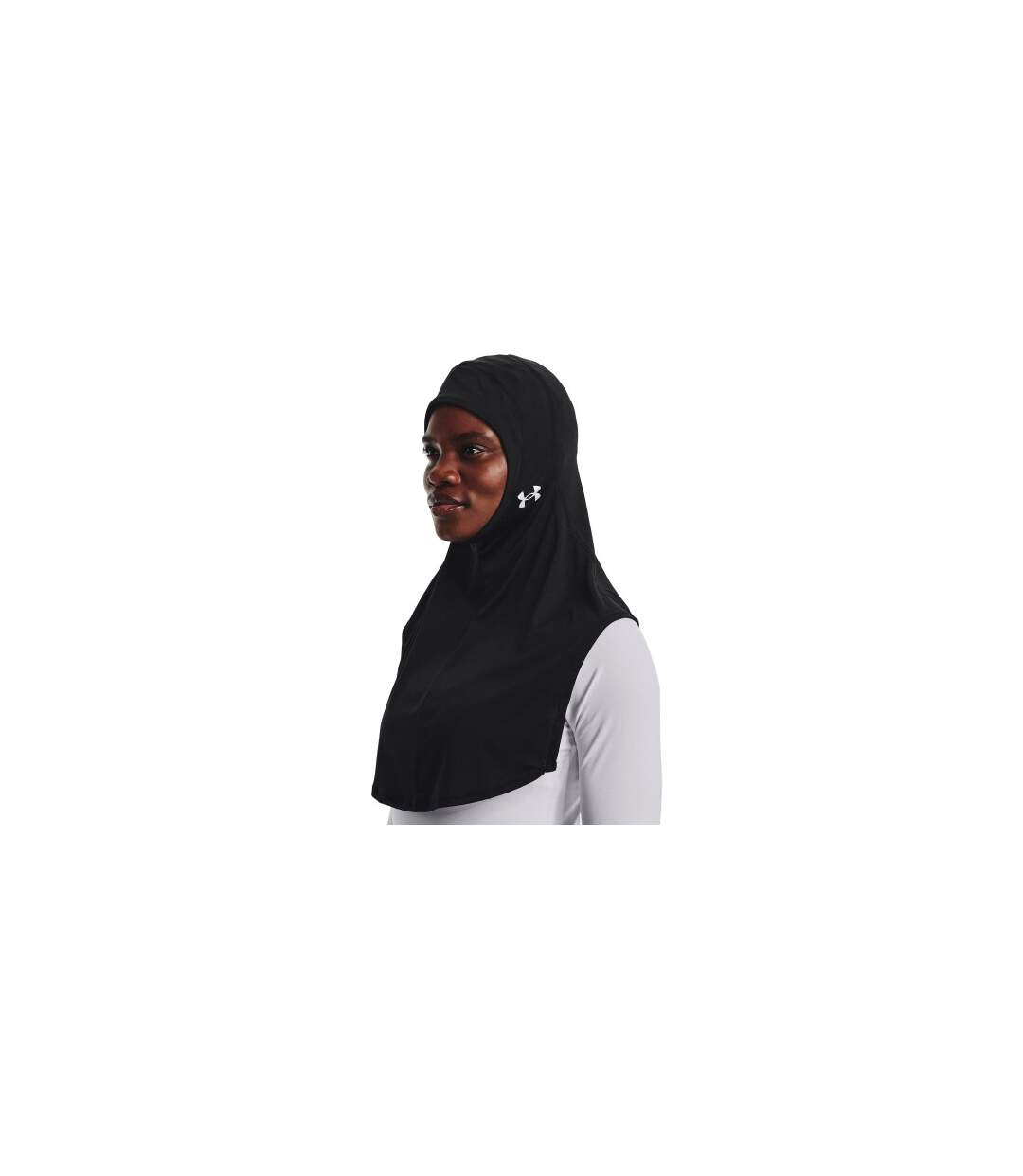 Hijab Sport Motif/style Prolongé Femme M-l Noir Under Armour-1