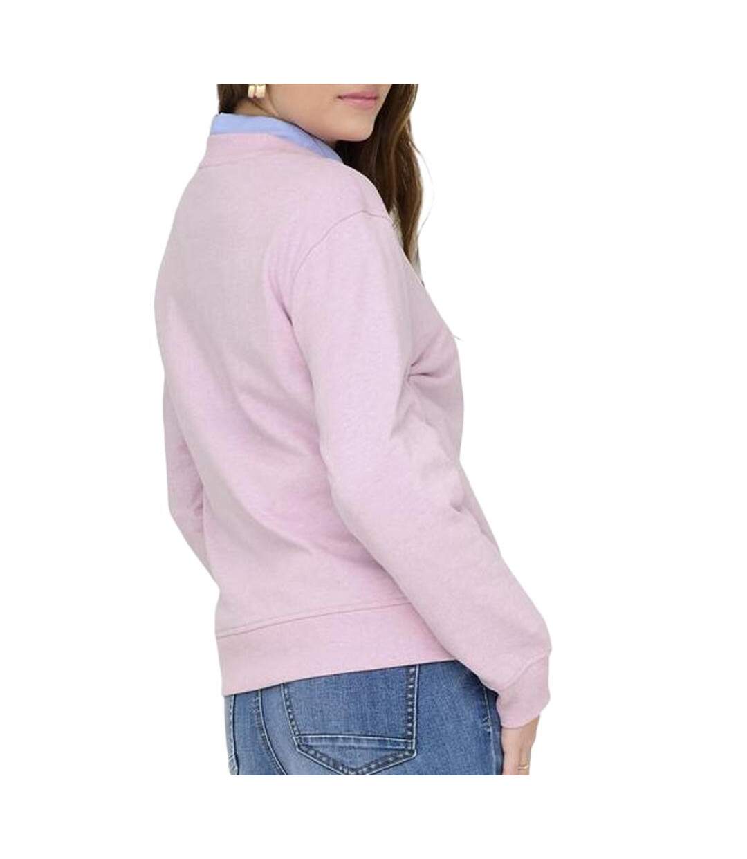 Sweat rose femme jdy life dia-2