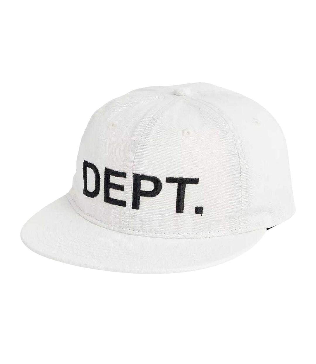 Embroidered Logo Cotton Cap White Gallery Dept-1