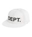 Embroidered Logo Cotton Cap White Gallery Dept-1