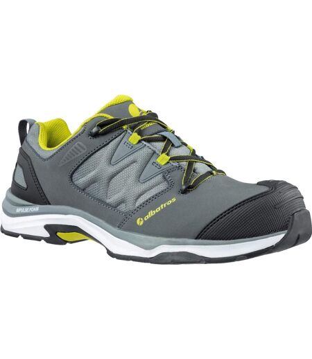 Leather Ultratrail Low Lace Up Safety Shoe Grey Combined Mens