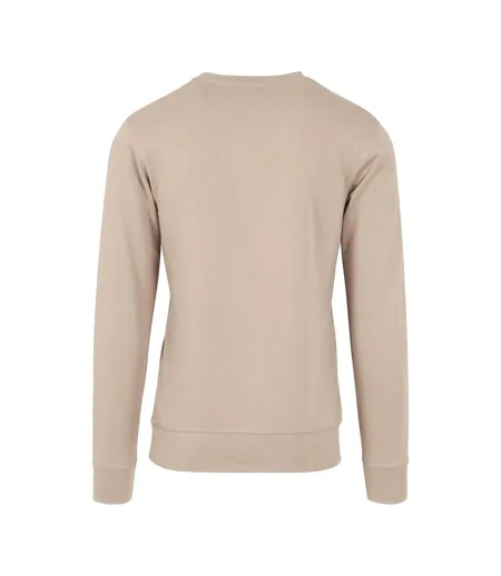 Mens Rose Crew Neck Sweatshirt Dark Sand Lost Youth