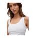 Débardeur Sans Manches Lulu Femme Blanc Vif Vero Moda-4