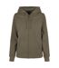 Veste À Capuche Basic Femme Olive Build Your Brand-1