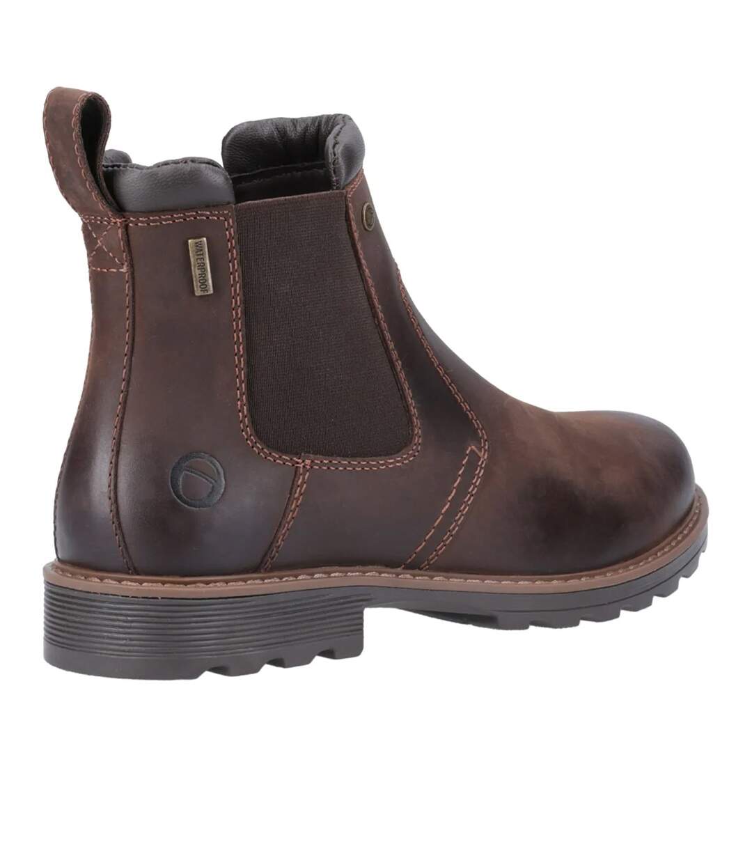 Mens Leafield Leather Chelsea Boots Brown Cotswold-2