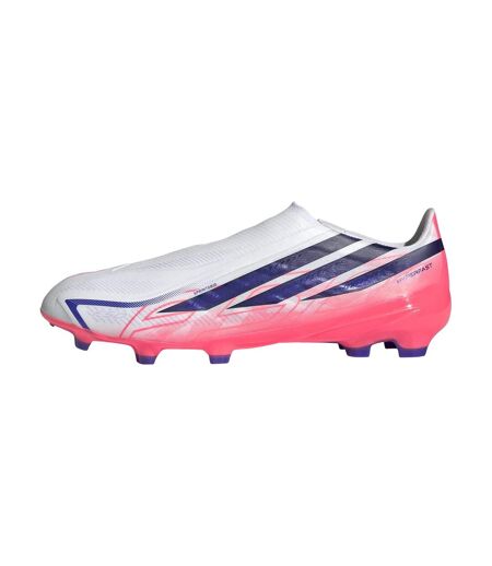 Chaussures De Foot Pour Terrain Ferme F50 Hyperfast League Homme Blanc Rouge Bleu Adidas