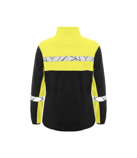 Veste Polaire Progression Femme Noir Jaune Projob