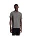 Mens plain polo shirt mid grey marl Lyle & Scott