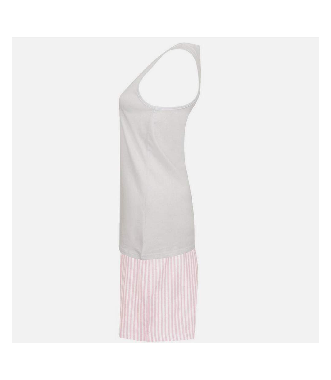 Ensemble de pyjama court femme blanc / rose Towel City