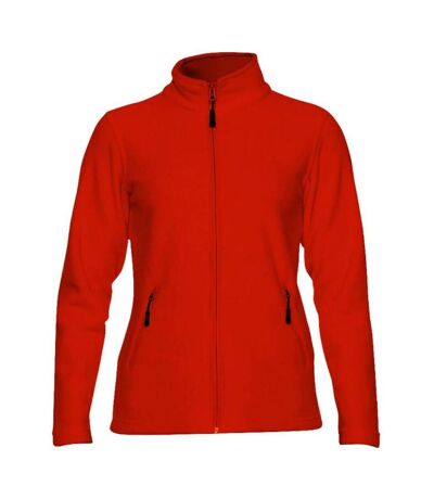 Gildan Hammer Womens/Ladies Micro Fleece Jacket (Red)