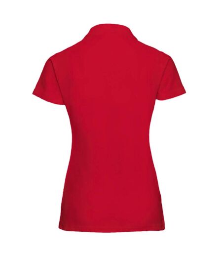 Polo À Manches Courtes  Pour Femme Rouge Jerzees Colours