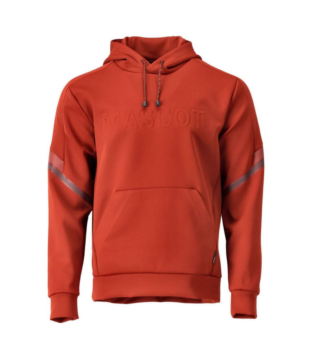 Sweat À Capuche Customised Homme Rouge Automne Mascot-1