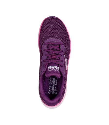Womens/ladies go run consistent 2.0 fast pace trainers plum Skechers