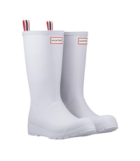 Womens/ladies original play tall wellington boots white Hunter
