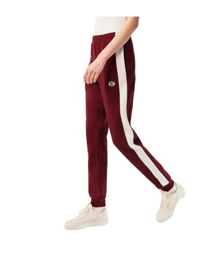 Pantalon de jogging sporty & rich femme rouge Lacoste