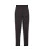 Mens Open Hem Jogging Bottoms Black Fruit Of The Loom-1