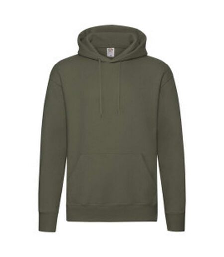 Sweat à capuche homme olive classique Fruit of the Loom