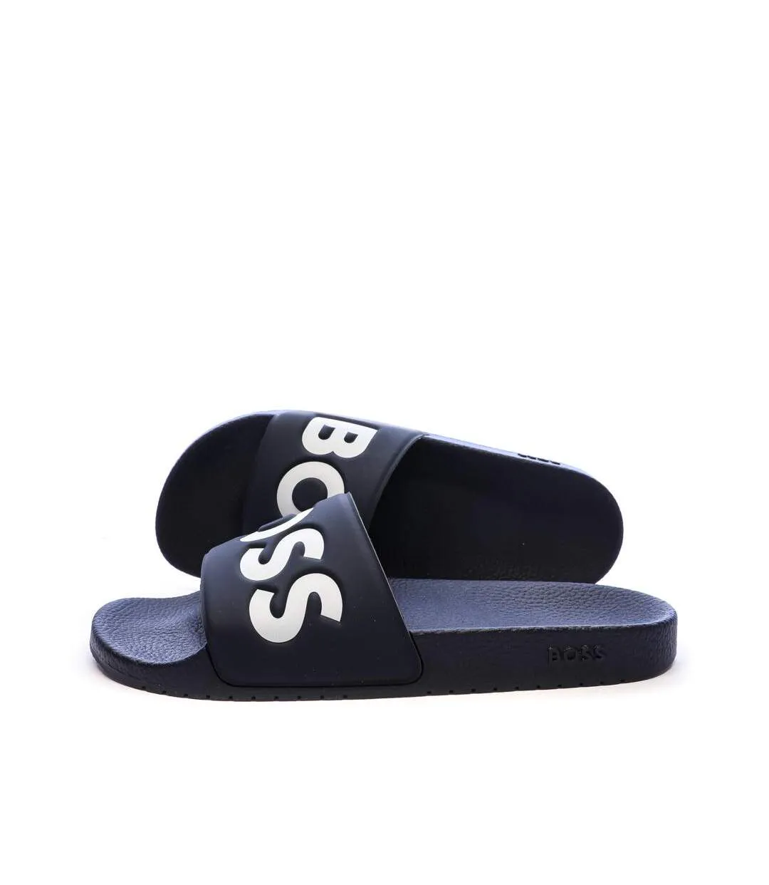 Claquettes bleu marine homme boss aryeh-1