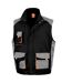 Result Mens Work-Guard Lite Workwear Gilet / Bodywarmer (Breathable And Windproof) (Black / Grey / Orange) (UTRW3712)-1