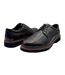Mens Charlee Leather Derby Shoes Black Rockport-4