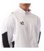 Mens Colour Block Track Jacket White Black Sondico-4