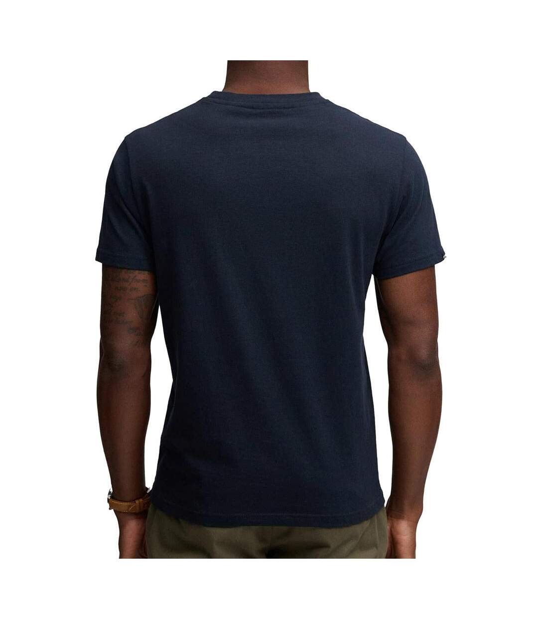 T-shirt marine homme superdry essential company-2