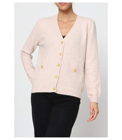 Pull Cardigan col v