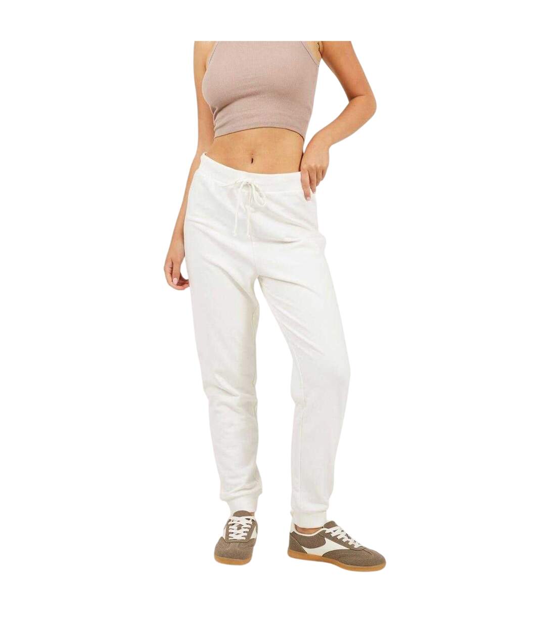 Pantalon De Jogging Femme Blanc Brave Soul-2