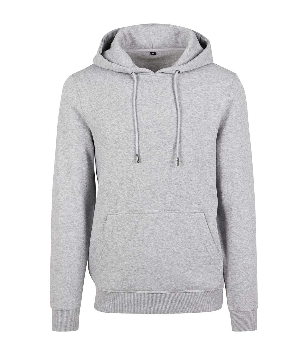 Sweat À Capuche Premium Adulte Gris Chiné Build Your Brand-1
