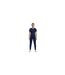 Womens/ladies Con22 3 Stripes Slim Tracksuit Bottoms Navy Blue Adidas-1