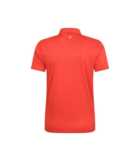 Polo endurance homme orange vif Mountain Warehouse