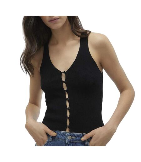 Top noir femme vero moda gold