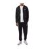 Mens Hooded Long-sleeved Tracksuit Set Black Puma-1