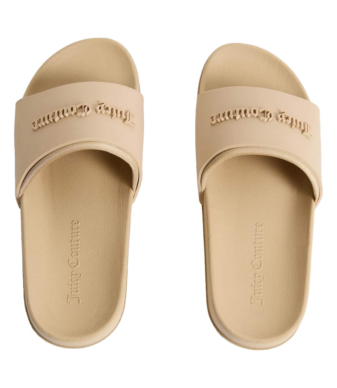 Womens/ladies embossed sliders nomad Juicy Couture-3