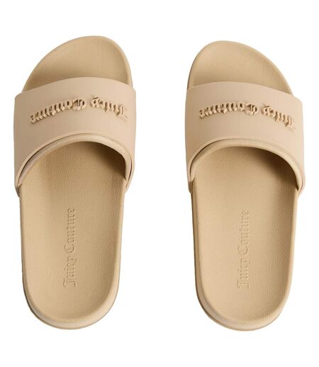 Womens/ladies embossed sliders nomad Juicy Couture