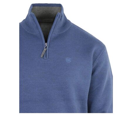 Pull camionneur col montant zippé avec laine PYLONE1